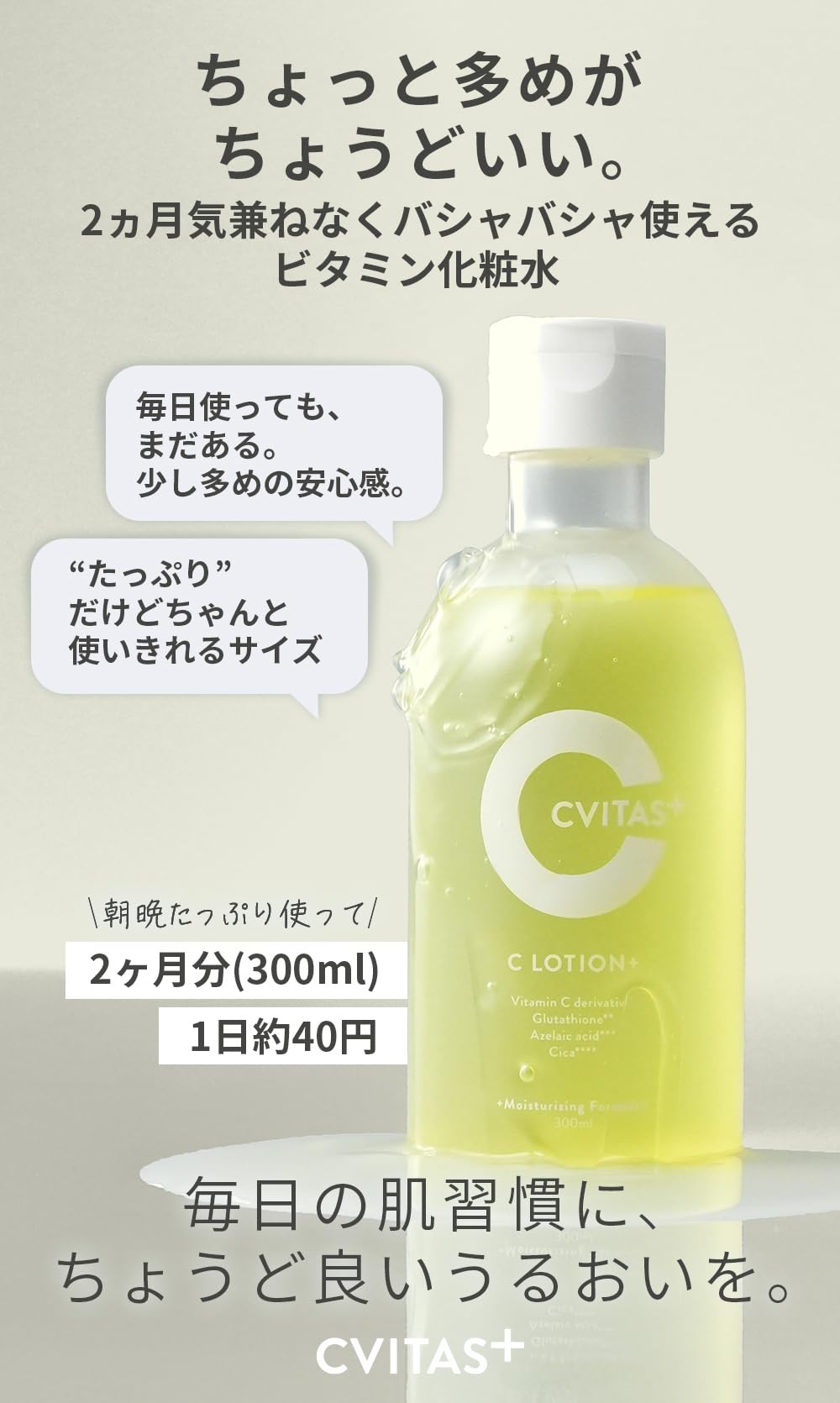 CVITAS Plus Hydrating Lotion with Vitamin C and Retinol 300ml