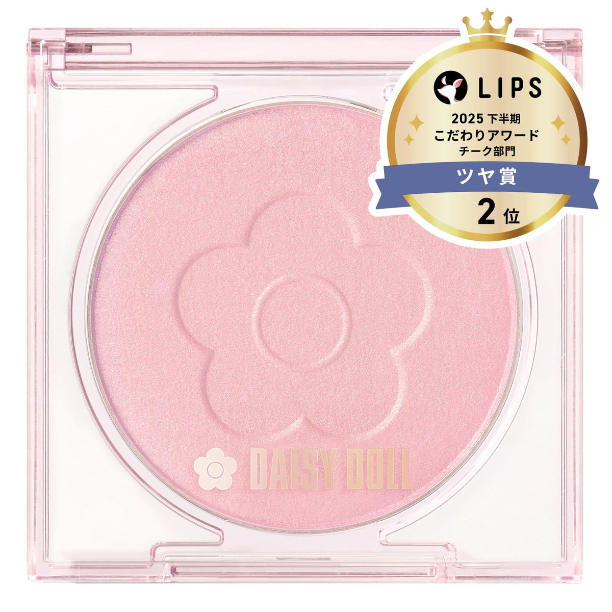 DAISY DOLL Powder Blush Bloom 04 Adokena Rose 7g for Radiant Skin