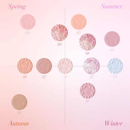 DAISY DOLL Powder Blush Bloom in Lavender 7g for Japanese Beauty