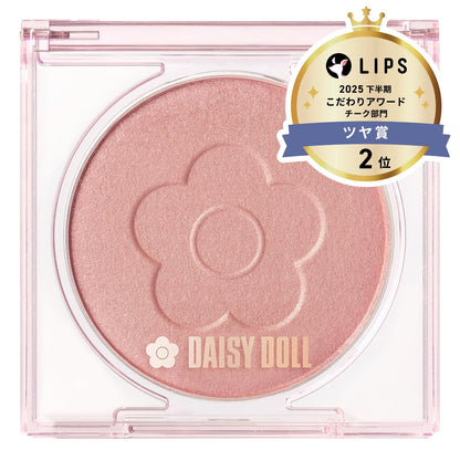 DAISY DOLL Powder Blush Bloom 02 Holoyoi Cherry 7g for Radiant Skin