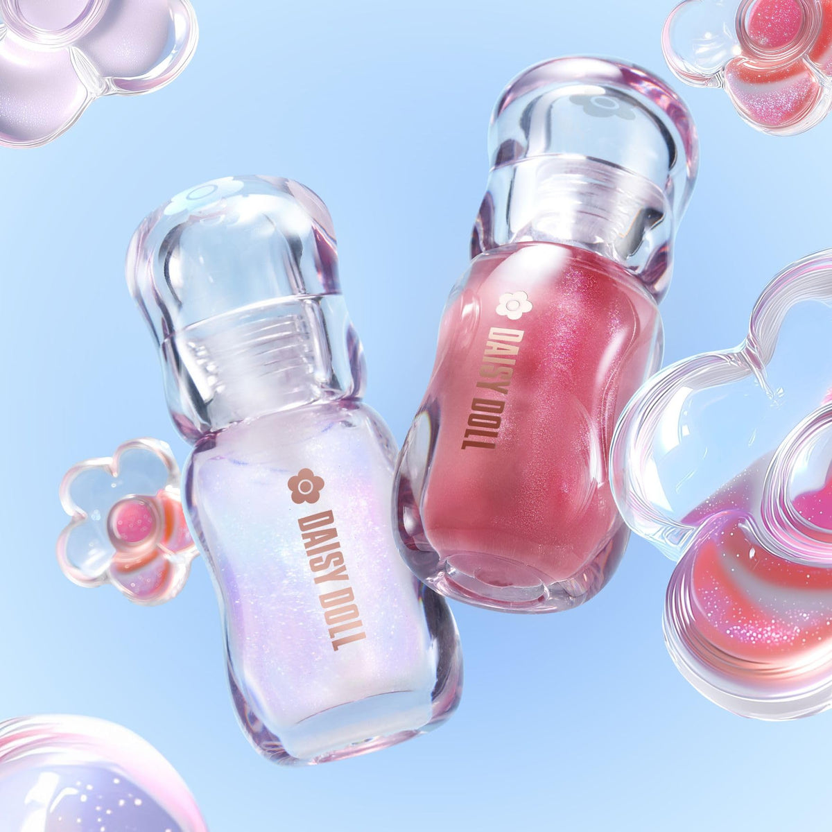 DAISY DOLL Lip Gloss with Ruby Berry Shine 4g