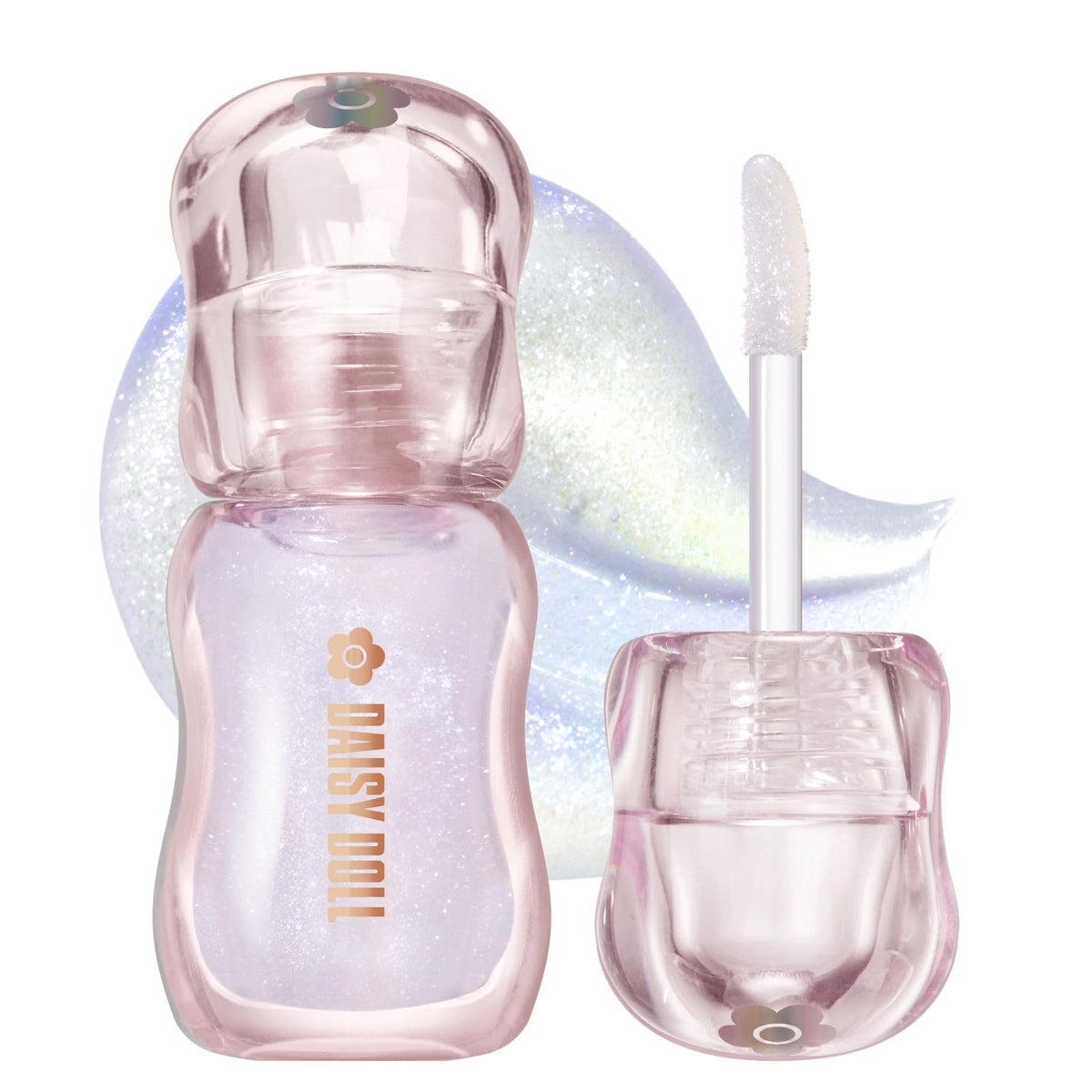 DAISY DOLL Lip Gloss with Moisture and Shine in Crystal Fizz