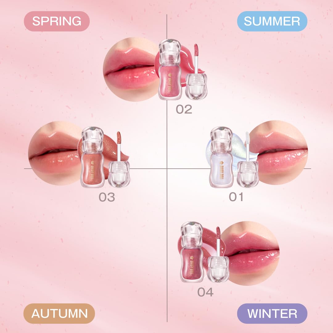 DAISY DOLL Lip Gloss with Moisture and Shine 03 Twilight Peach