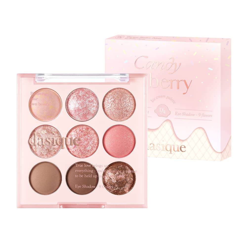 dasique Candy Berry 9 Color Eyeshadow Palette for Vibrant Looks