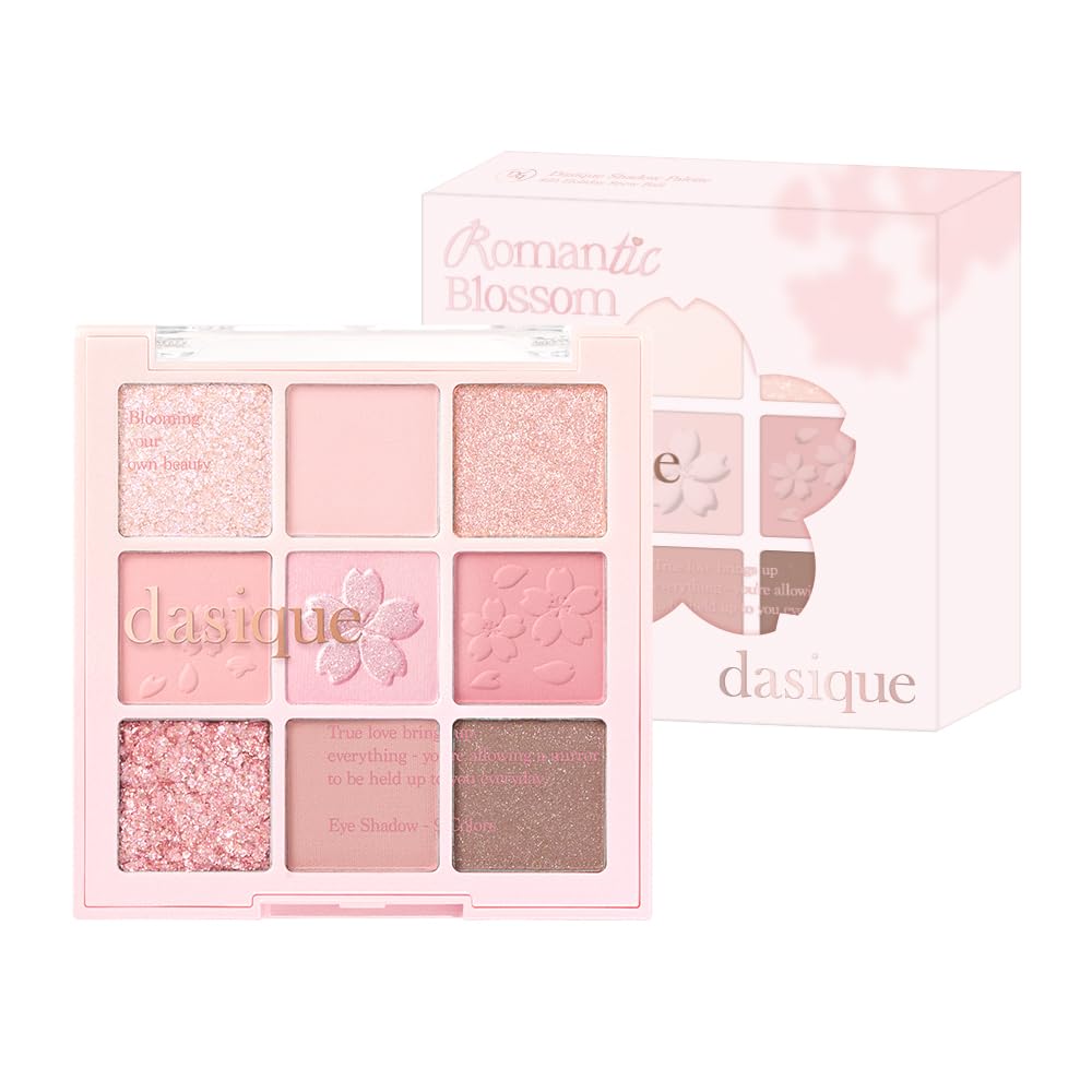 dasique Romantic Blossom 9-Color Eyeshadow Palette for Stunning Looks