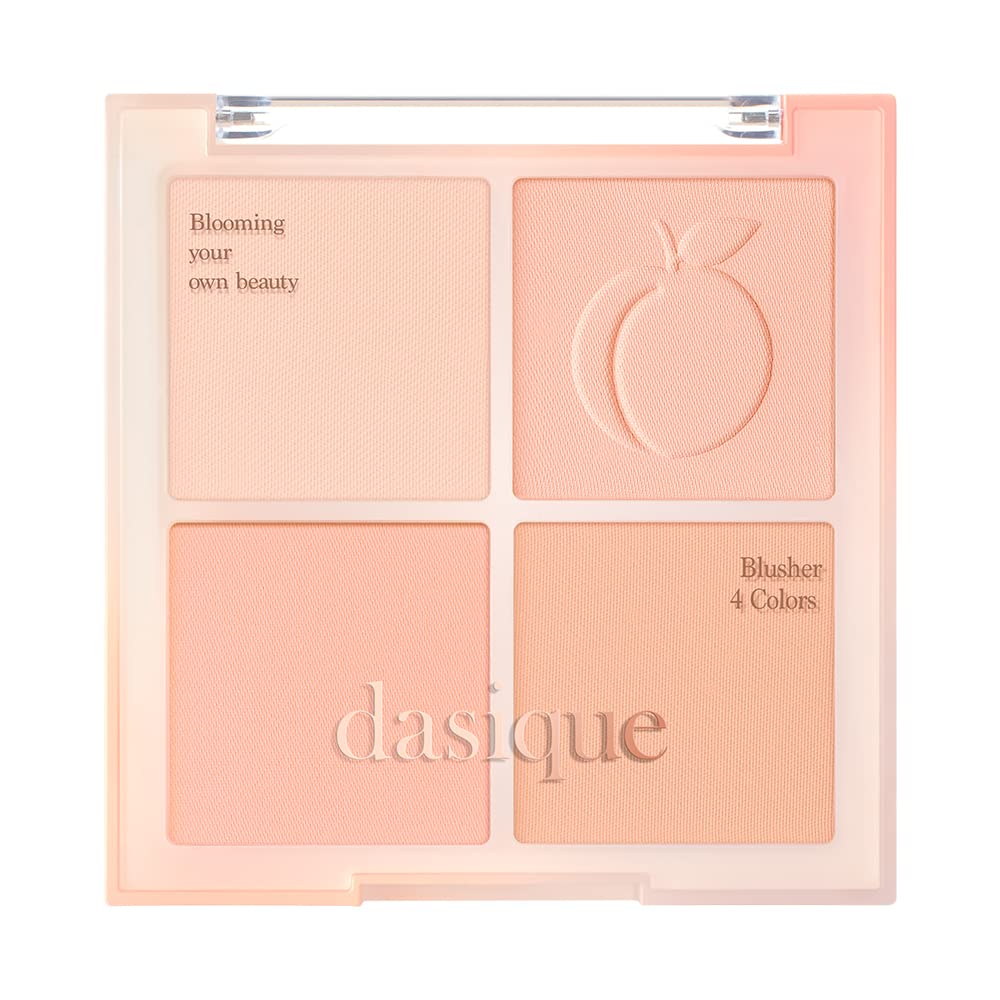 dasique Blending Mood Cheek Palette 4 Colors for All Skin Tones