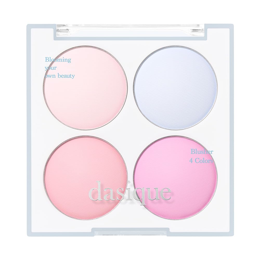dasique Blending Mood Cheek Palette with 4 Shades for All Skin Tones