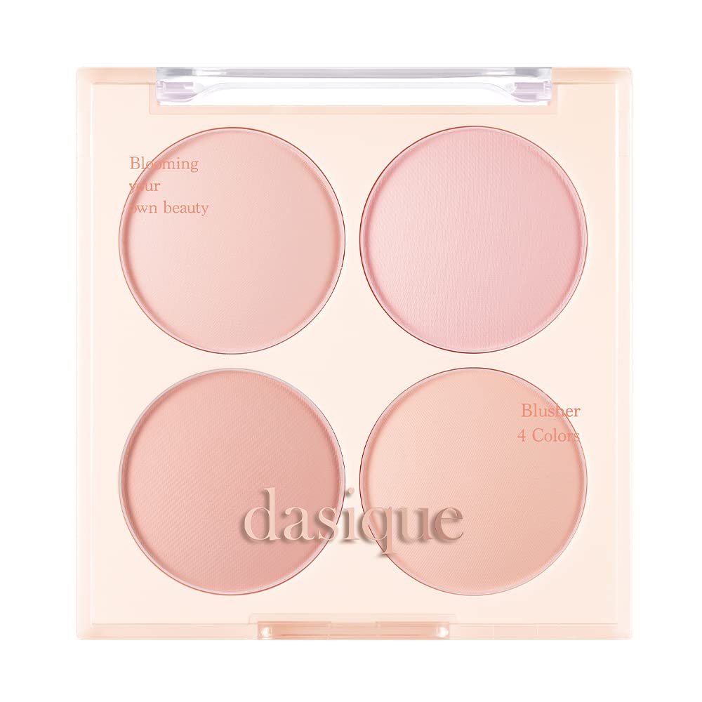 dasique Blending Mood Cheek Palette with 4 Shades for All Skin Tones