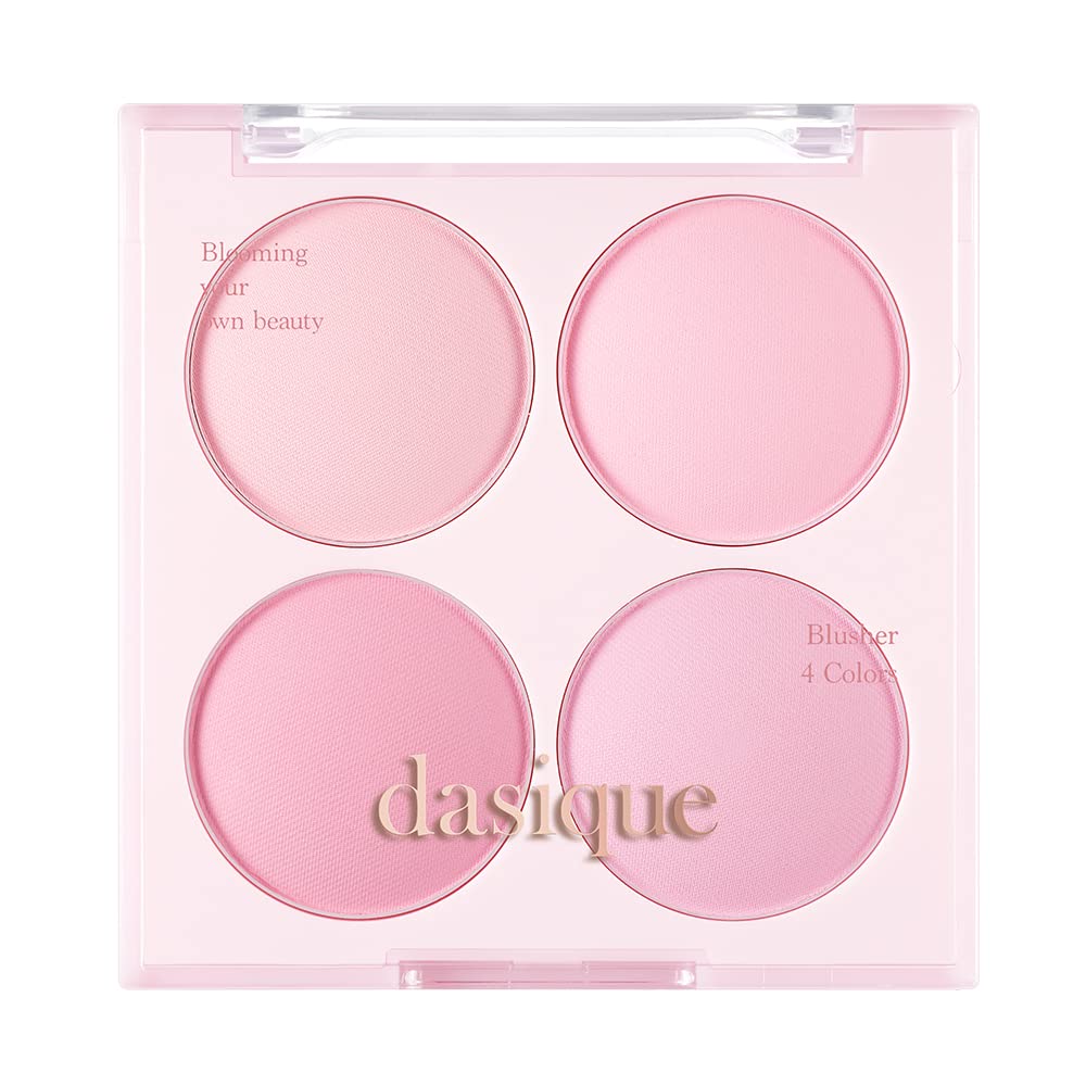 dasique Blending Mood Cheek Palette 4 Colors for Warm and Cool Tones