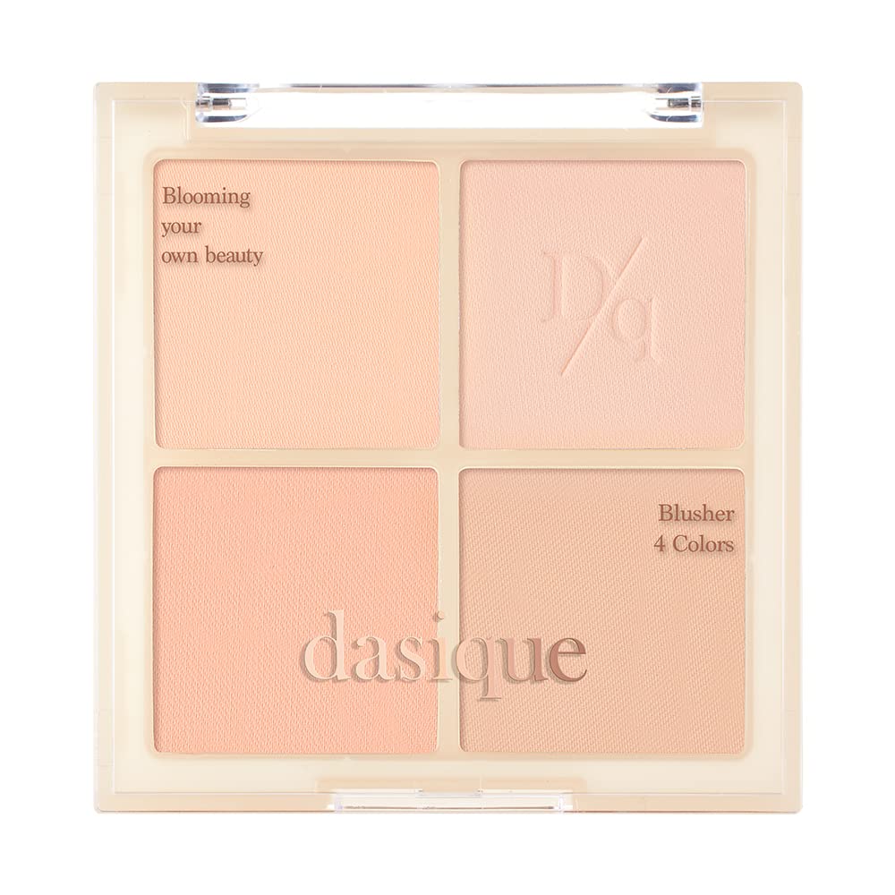 dasique Blending Mood Cheek Palette with 4 Shades for All Skin Tones