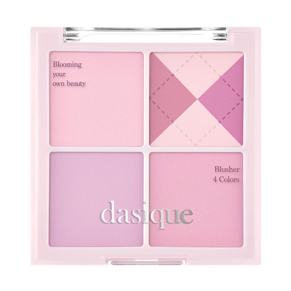 dasique Blending Mood Cheek Palette with 4 Colors for All Skin Tones