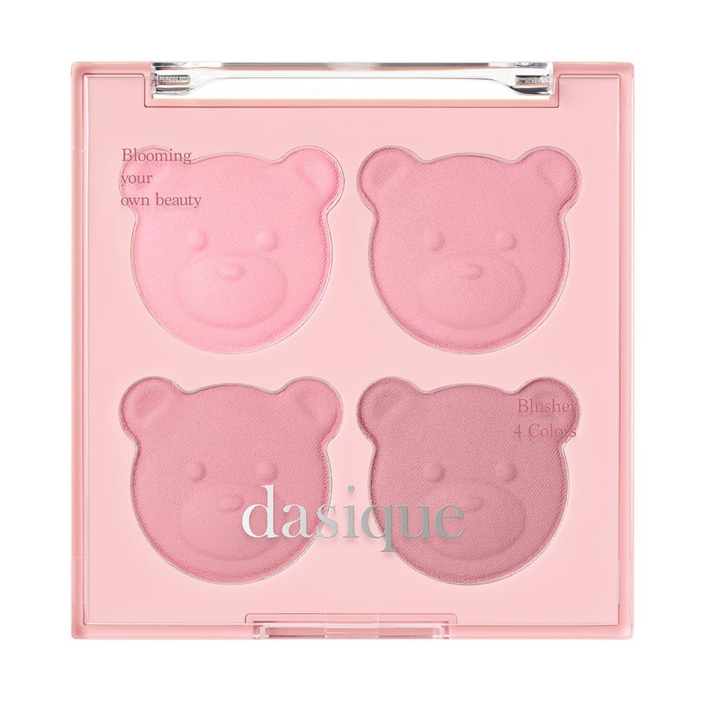 dasique Blending Mood Cheek Palette 4 Colors for Warm and Cool Tones