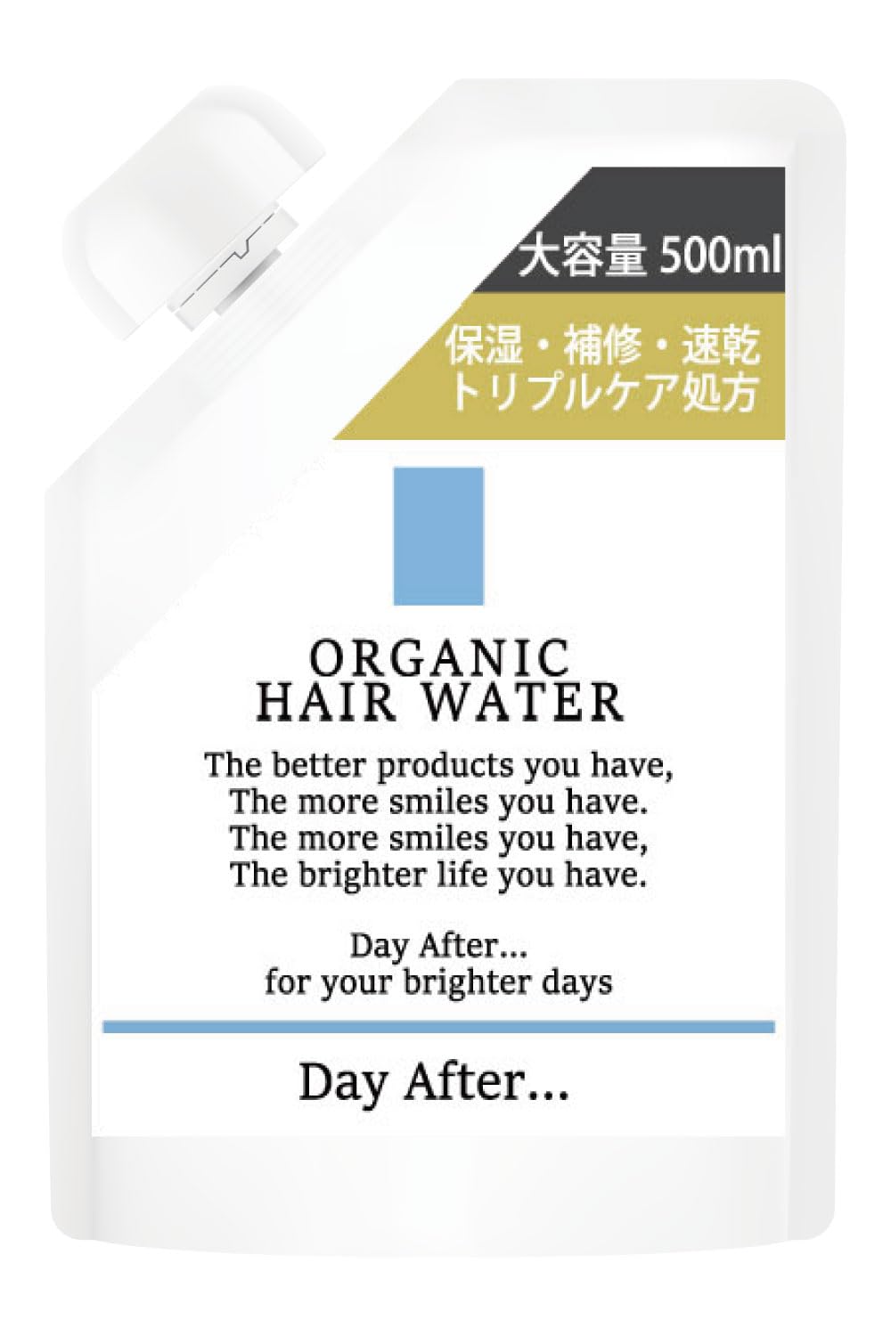 DAY AFTER... Organic Hair Mist 500ml for Moisture and Repair