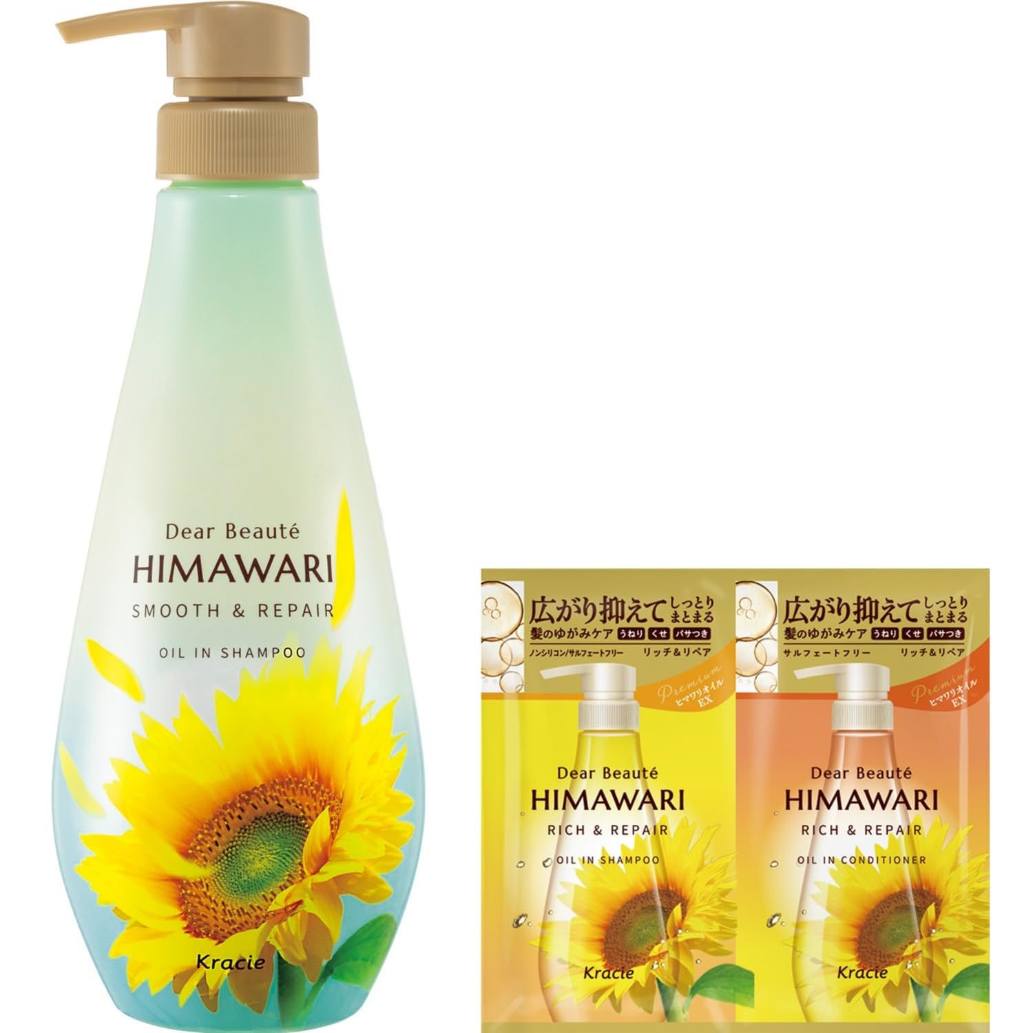 Dear Beaute Smooth &amp; Repair Oil-in Shampoo 500ml for Curly Hair