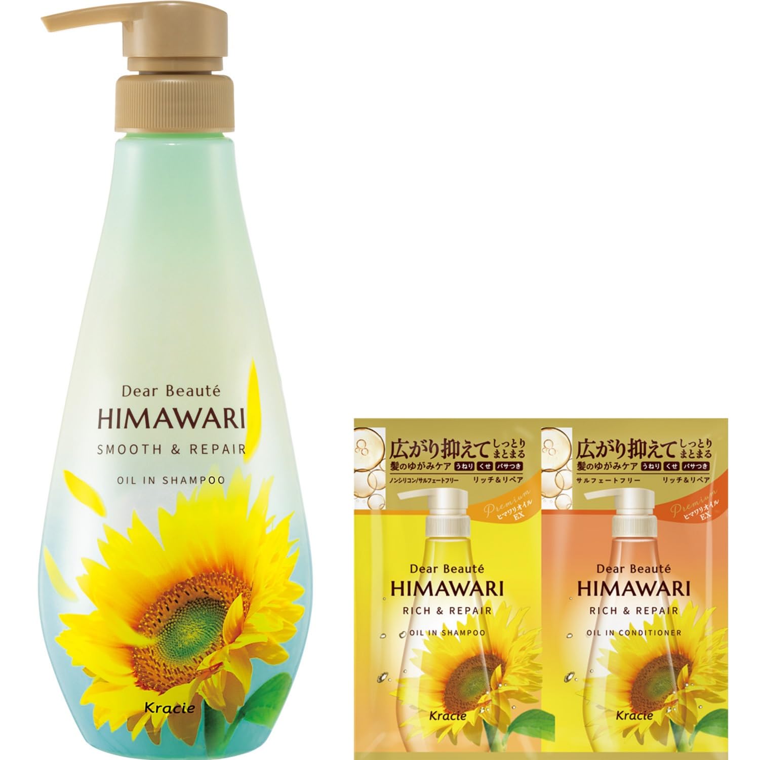 Dear Beaute Smooth &amp; Repair Oil-in Shampoo 500ml for Curly Hair