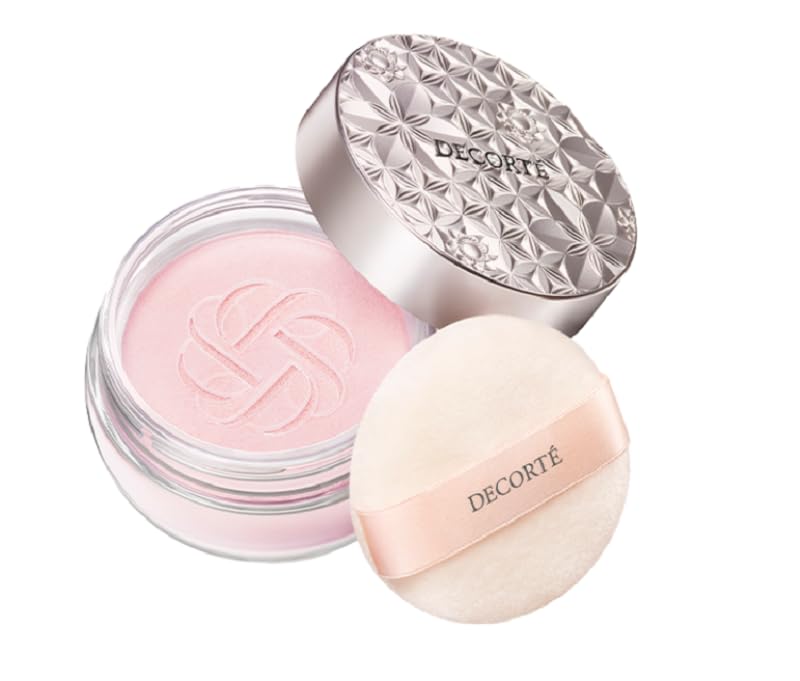 DECORTÉ Loose Powder 03 Luminous Pink 20g for a Flawless Finish