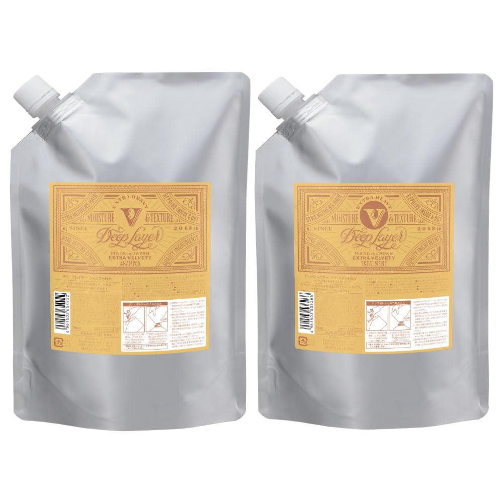 Deep Layer Shampoo et Traitement Recharges 750mL au Nectar de Fleur de Sureau