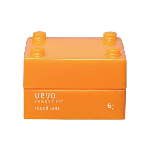 DEMI COSMETICS Uevo Design Cube Round Wax 30g Orange Styling Product