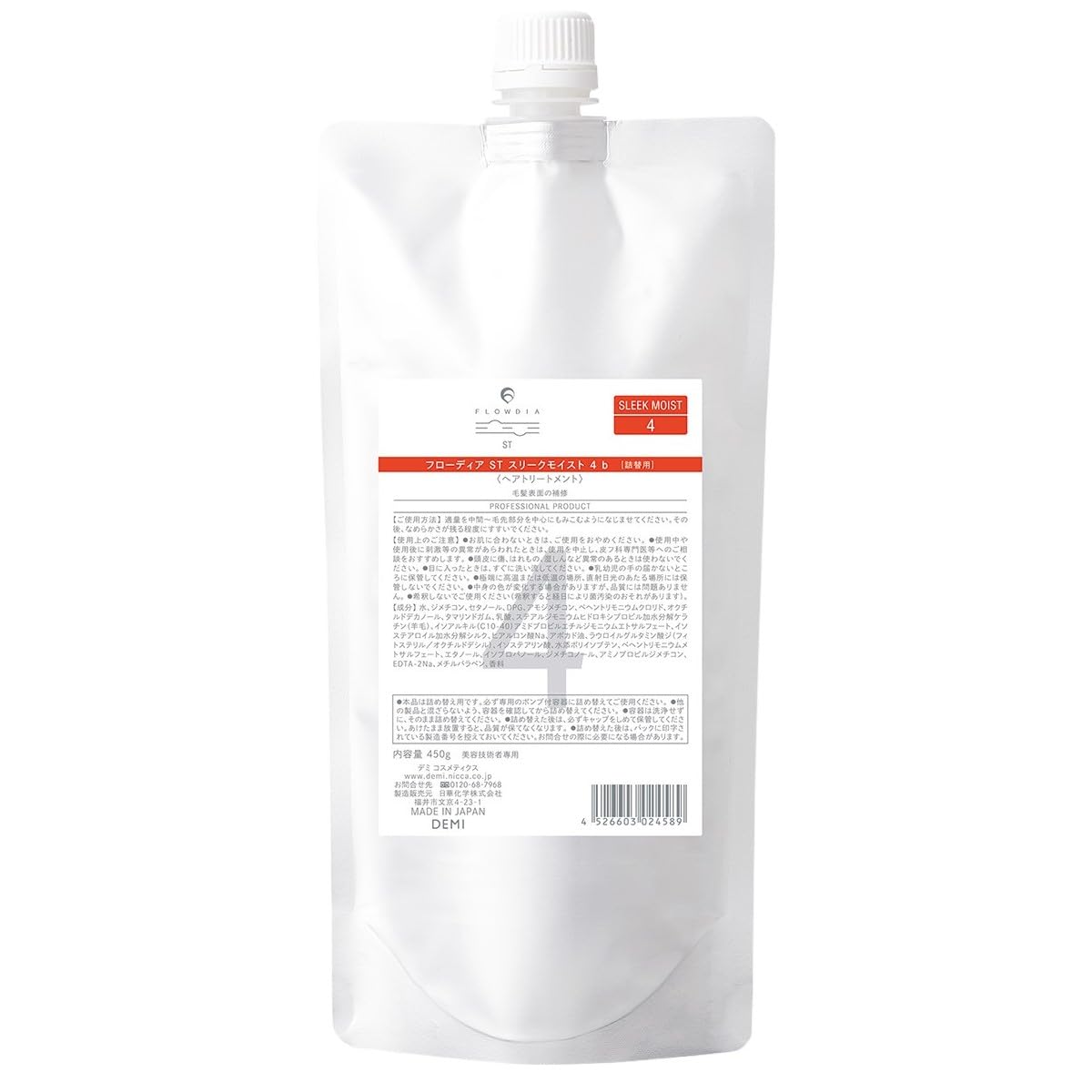 Demi Floria ST Sleek Moist 4 Refill 450g