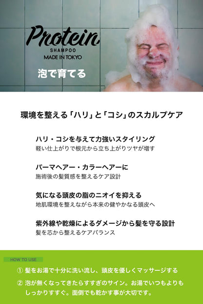 DENIS Protein Shampoo Set 290ml for Japanese Hair Care