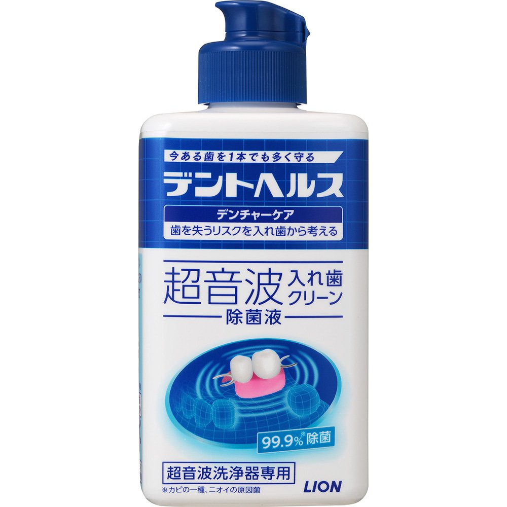 Dent Health Denture Care Ultrasonic Denture Cleaning and Disinfection Liquid 250ml