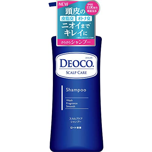 DEOCO Shampooing Soin Cuir Chevelu 350mL (Vitamine C dérivée, Argile blanche, Lactone)