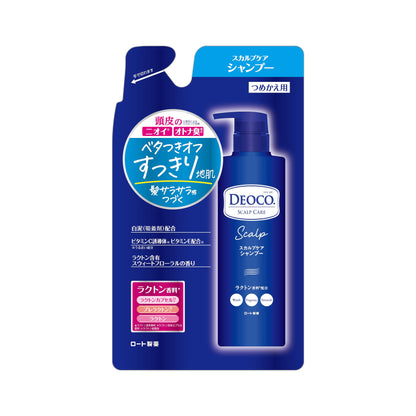 deoco デオコ スカルプケアシャンプー つめかえ用 370ml スウィートフローラルの香り