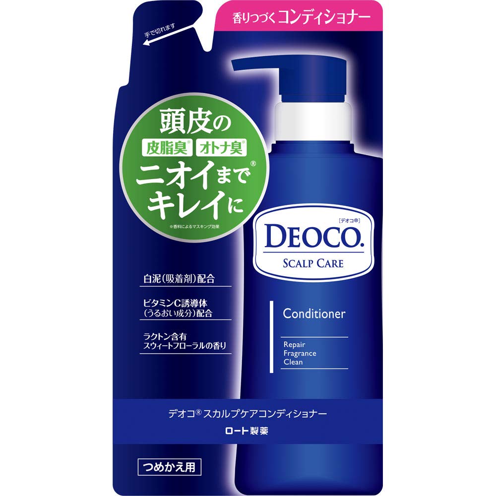 DEOCO Scalp Care Conditioner Refill 285g (Treatment Sweet Floral Scent Lactone)