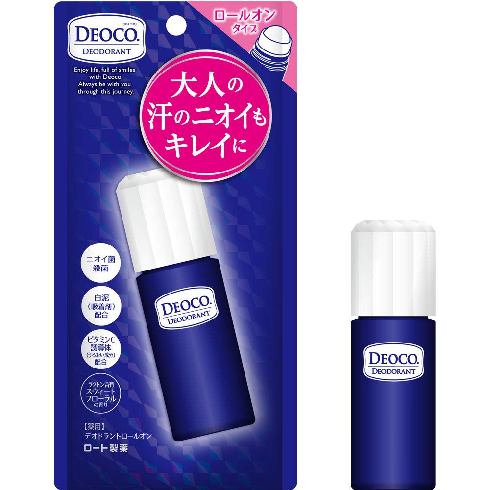 deoco デオコ (DEOCO) 薬用デオドラント ロールオン 30ml(ラクトン含有 スウィートフローラルの香り) 【医薬部外品】
