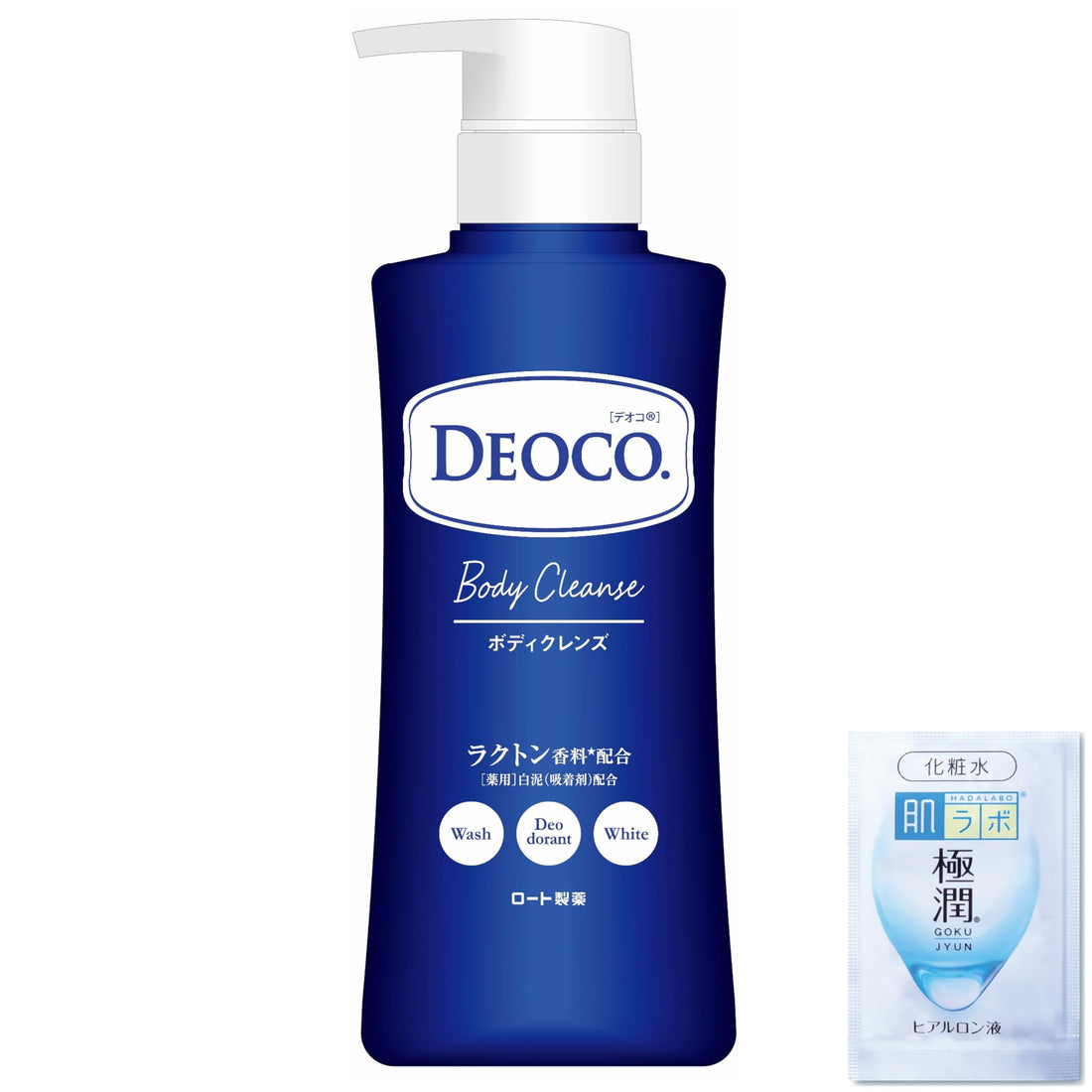 deoco デオコ (DEOCO) 薬用ボディクレンズ 本体350mL + 極潤サシェット付き