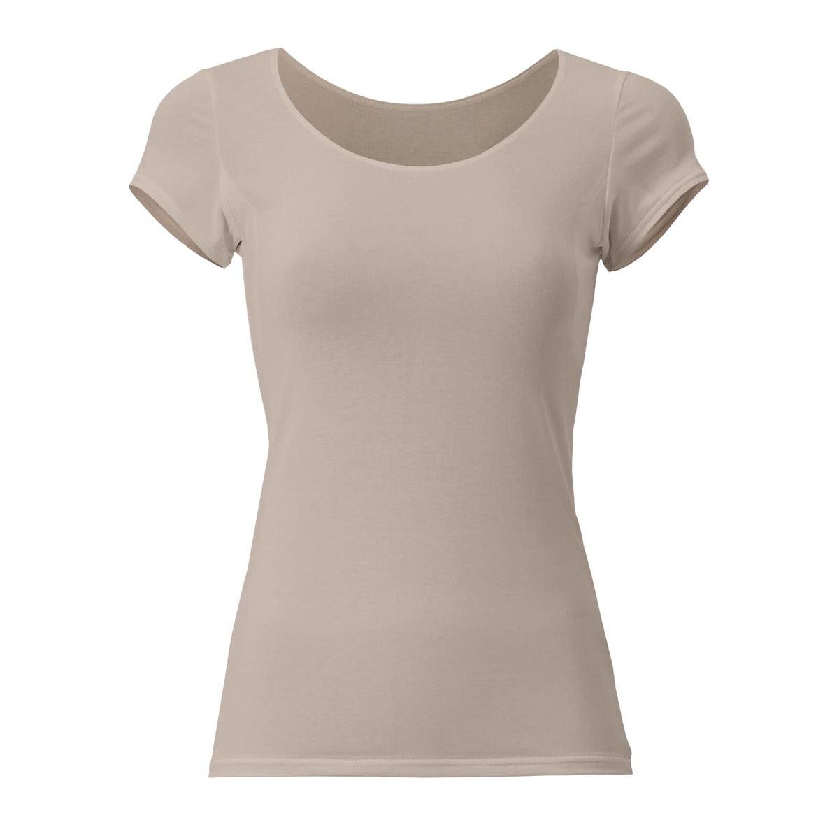 DEOEST Odor-Resistant French Sleeve with Sweat Pads in Beige LL