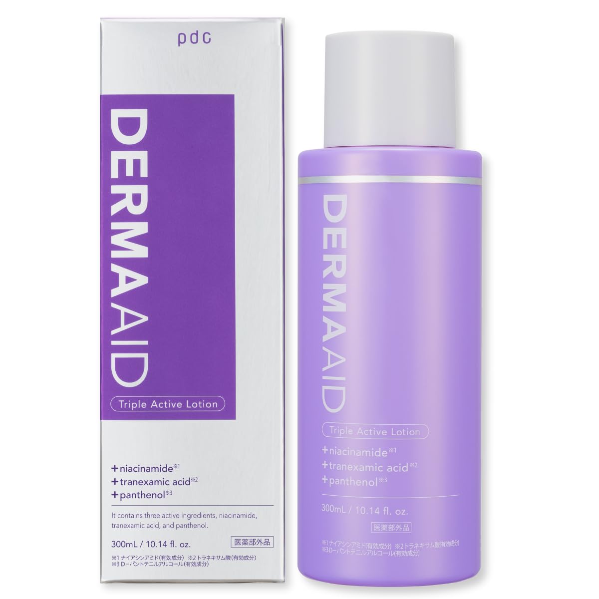 DERMAAID Triple Active Lotion Fragrance-Free 300mL for Japanese Skincare