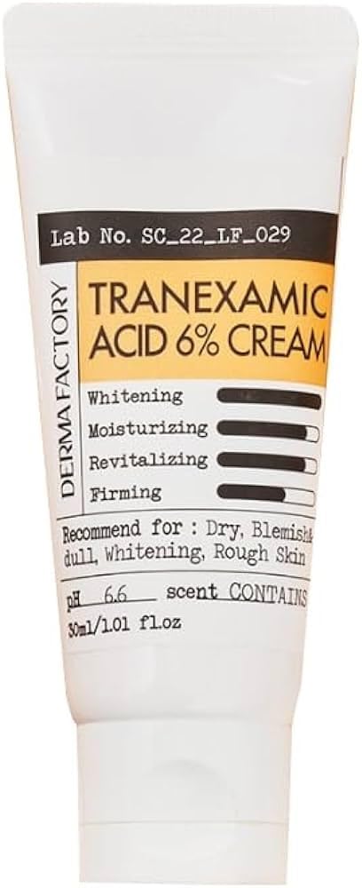 DERMA FACTORY Tranexamic Acid 6% Cream for Radiant Skin
