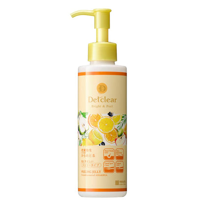 DET CLEAR Peeling Jelly Exfoliator 180mL with Mixed Fruit Fragrance