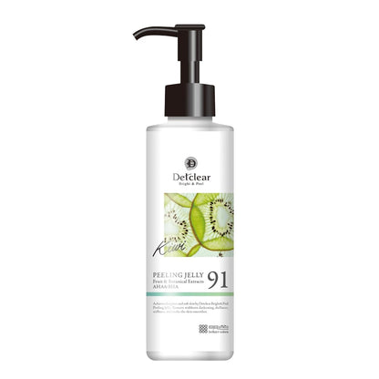 DET Clear Bright &amp; Peel Peeling Jelly Kiwi Scent <91 Design> 180ml Made in Japan