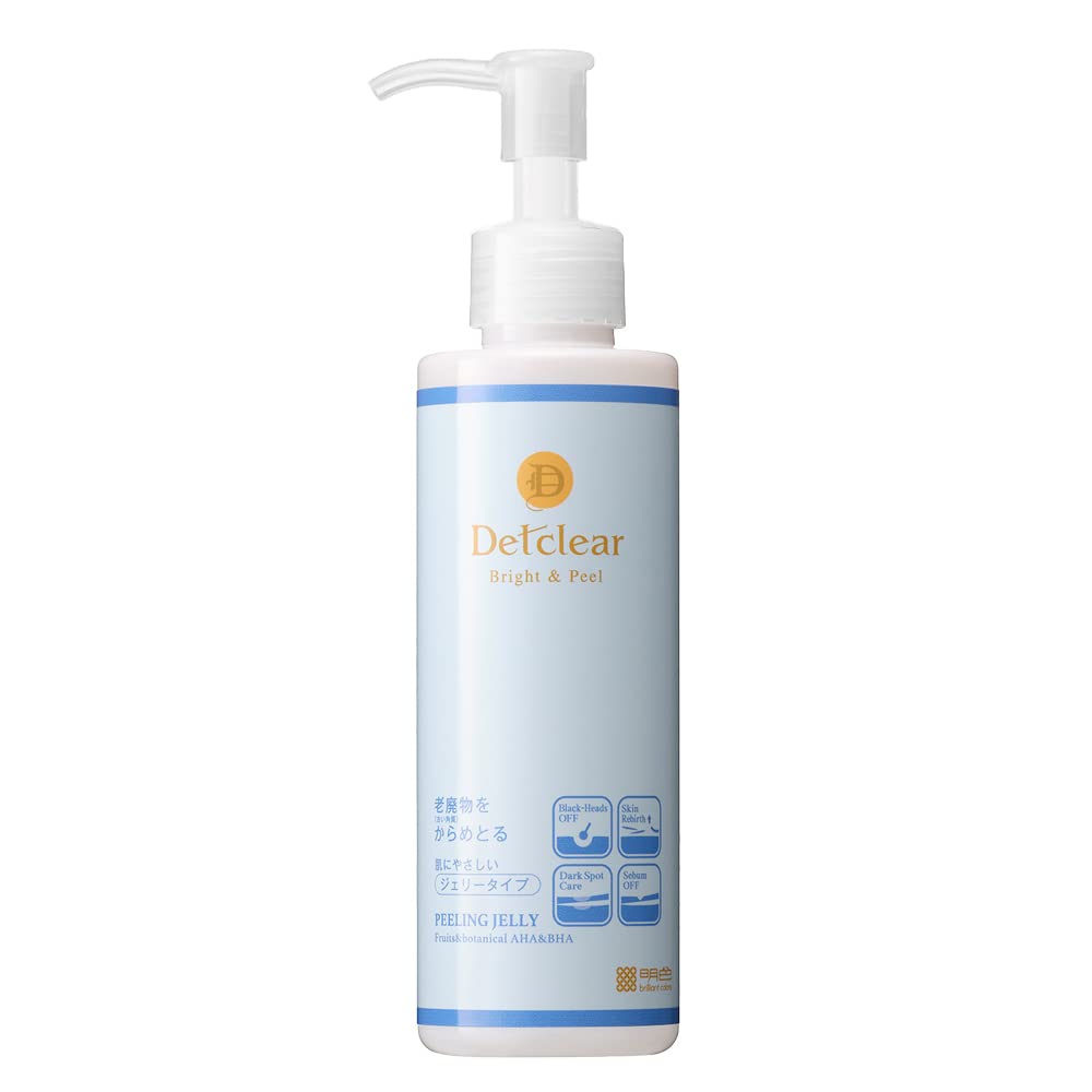 DET CLEAR Bright &amp; Peel Peeling Jelly Fragrance-Free 180mL Japanese Skincare