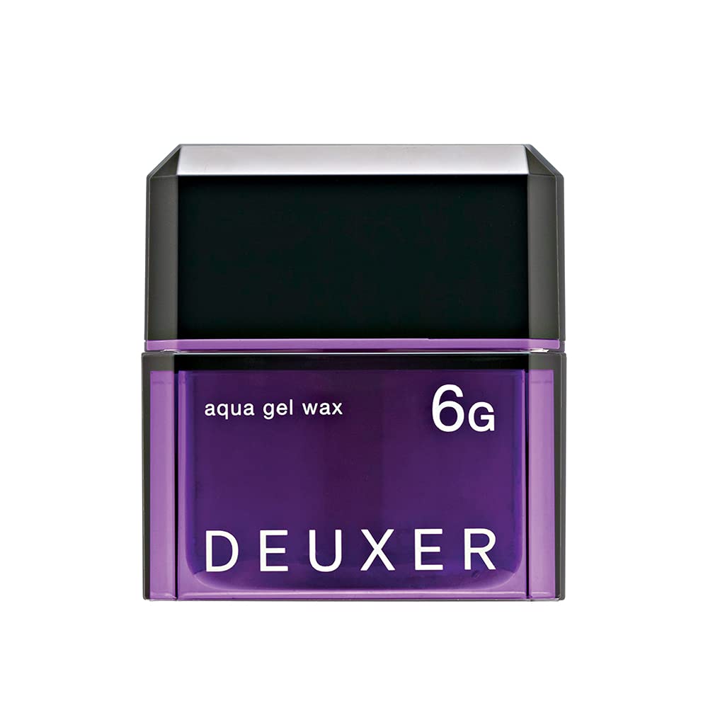 DEUXER Aqua Gel Wax 80g Lightweight Styling Gel for Natural Hold