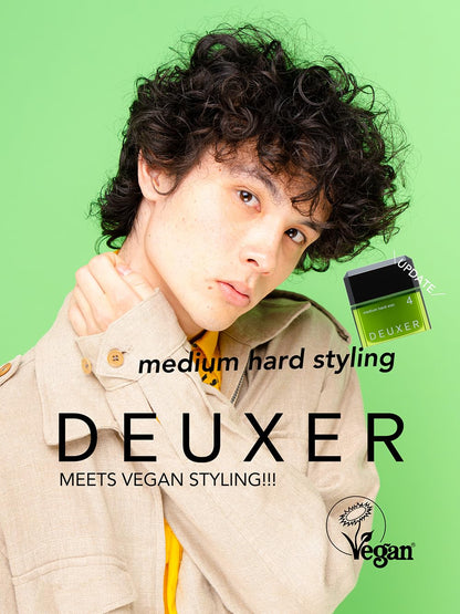 DEUXER Medium Hard Wax 320g Floral Berry Green