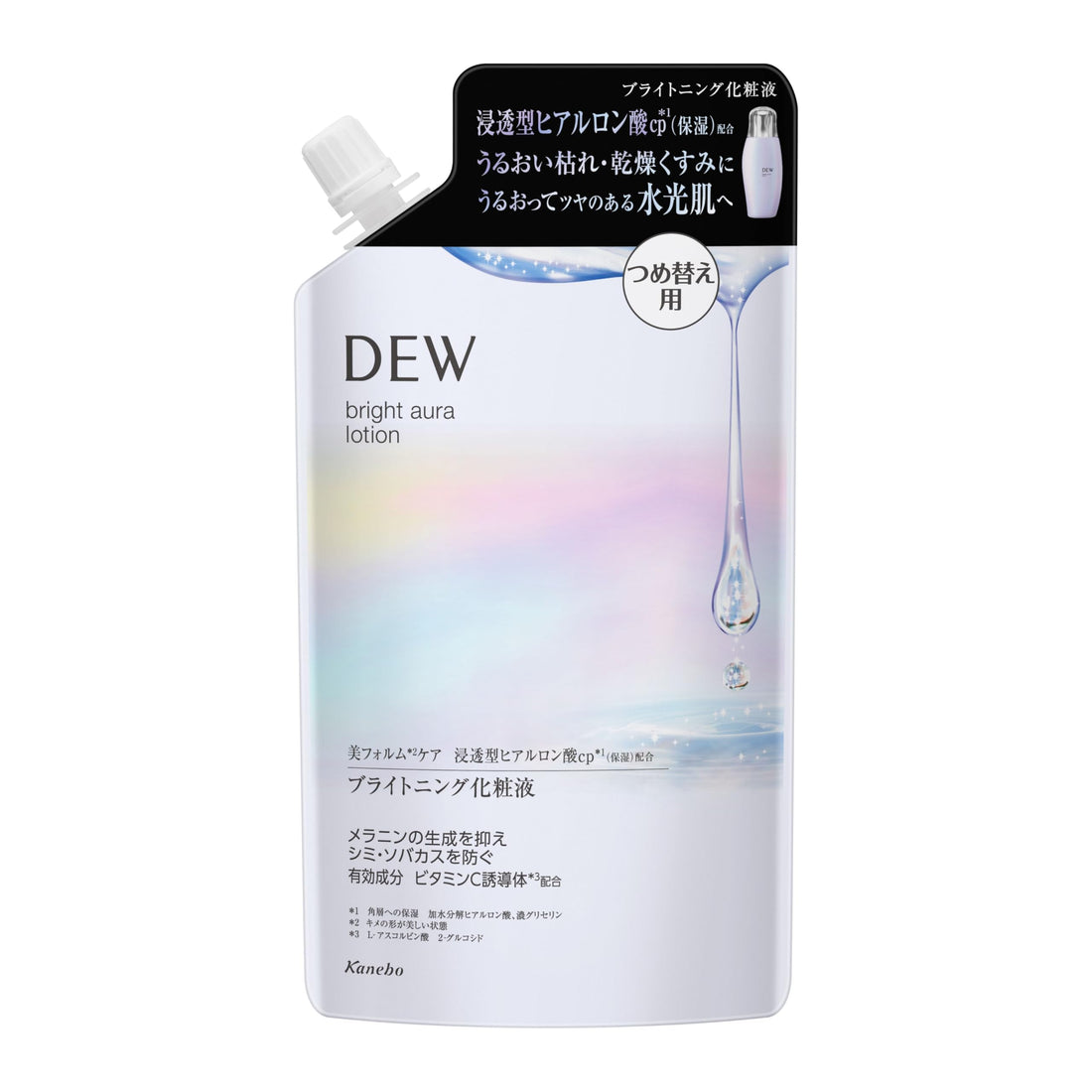 DEW Bright Aura Lotion Refill 160mL for Radiant Skin