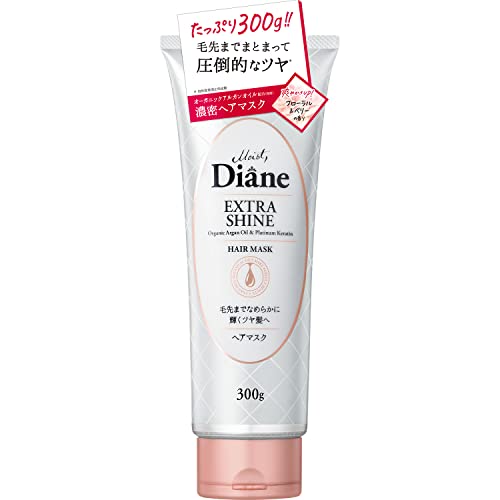 Diane Hair Mask [Shiny Hair] Floral &amp; Berry Scent Perfect Beauty Extra Shine 300g [Moisturizes Even Dry Hair to the Tips]