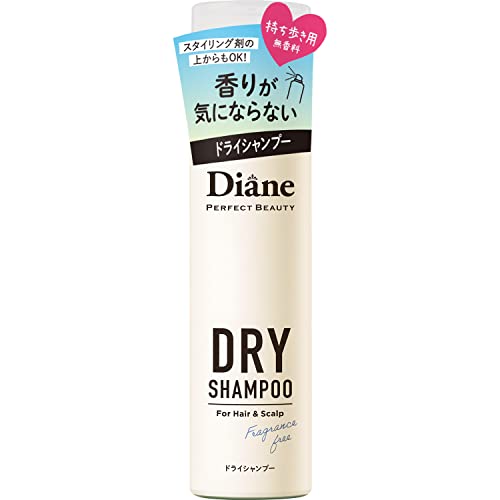 Portable Dry Shampoo (Waterless Shampoo) Unscented Diane Perfect Beauty 40g