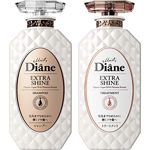 Shampoo &amp; Treatment [Shiny Hair] Floral &amp; Berry Scent Diane Perfect Beauty Extra Shine 450ml×2