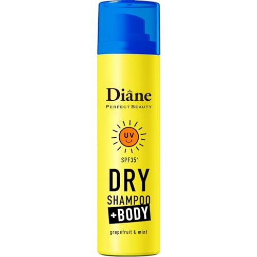Portable Diane Body Dry Shampoo [UV Care] Grapefruit &amp; Peppermint Scent 40g + BODY Plus Body Diane Perfect Beauty