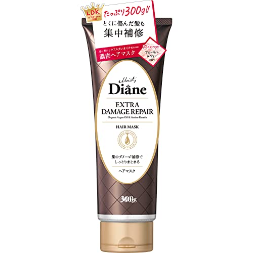 Diane Hair Mask [Damage Repair] Floral &amp; Berry Scent Perfect Beauty Extra Damage Repair 300g [Concentrated Repair for Especially Damaged Hair]