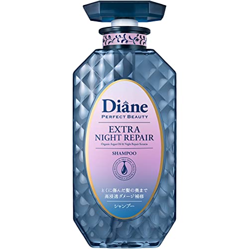 Diane Shampoo [Night Deep Repair] Midnight Berry Scent Perfect Beauty Extra Night Repair 450ml