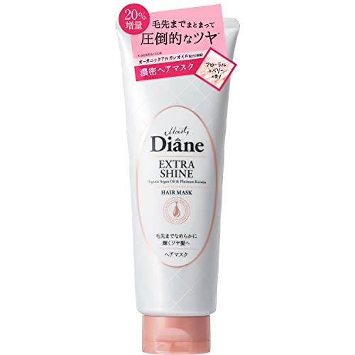 Diane Hair Mask [Shiny Hair] Floral &amp; Berry Scent Perfect Beauty Extra Shine 180g [Moisturizes Dry Hair All the Way to the Tips]