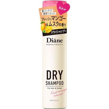 Dry Shampoo (Waterless Shampoo) Fresh Mango &amp; Musk Scent Diane Perfect Beauty 95g