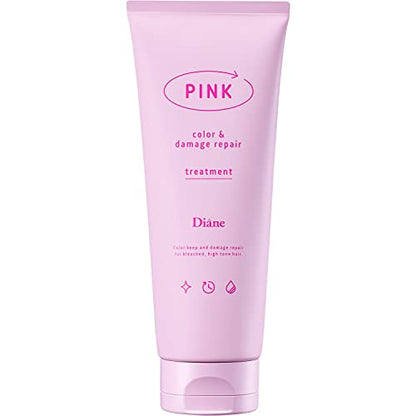 Diane Color Treatment Pink [Suppresses Yellowing &amp; Color Charge &amp; Damage Repair] Warm Tones 150g