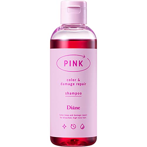 Diane Color Shampoo Pink [Suppresses Yellowing, Color Charge &amp; Damage Repair] Warm Tones 200ml