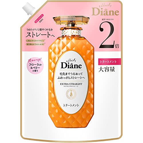 Diane 【Large Capacity】 Treatment [Straight] Floral &amp; Berry Scent Perfect Beauty Extra Straight Refill 660ml